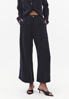 Bayan Lacivert Straight-Fit Pantolon ( TENCEL™ )