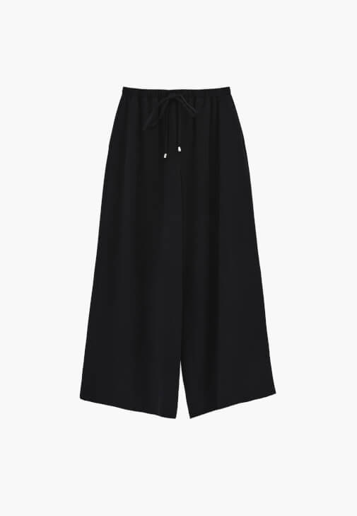 Wide-Leg Pantolon ve Gömlek Kombini