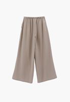 Bayan Bej Wide-Leg Pantolon ( TENCEL™ )