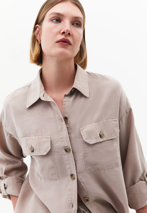 Oversize Gömlek ve Pantolon Kombini