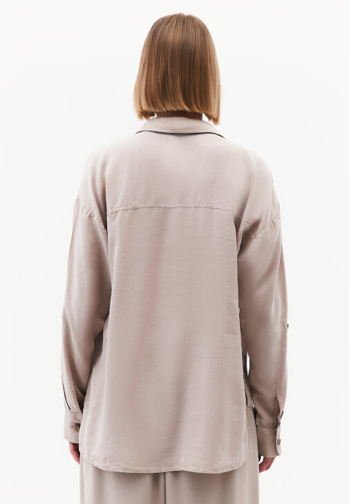 Oversize Gömlek ve Pantolon Kombini