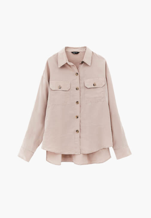 Oversize Gömlek ve Pantolon Kombini