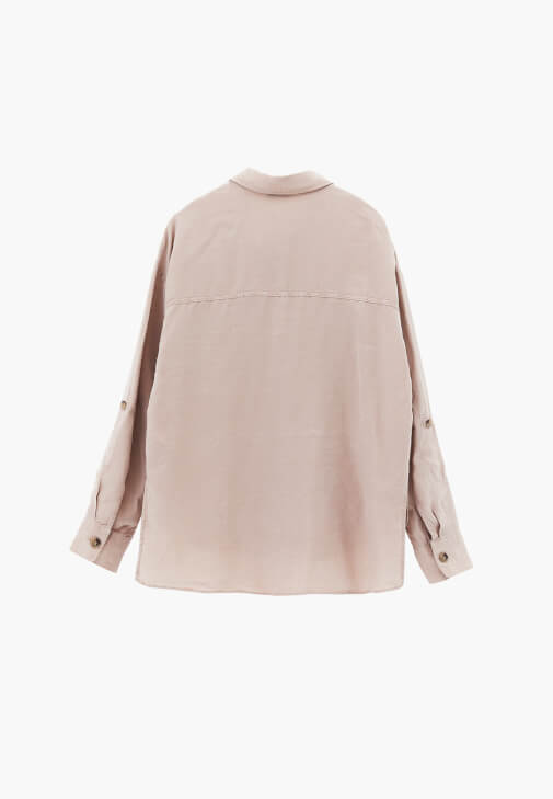 Oversize Gömlek ve Pantolon Kombini