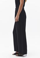 Bayan Siyah Wide-Leg Pantolon ( TENCEL™ )