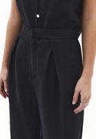 Bayan Siyah Wide-Leg Pantolon ( TENCEL™ )