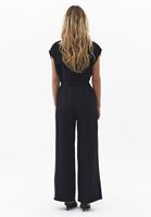 Bayan Siyah Wide-Leg Pantolon ( TENCEL™ )