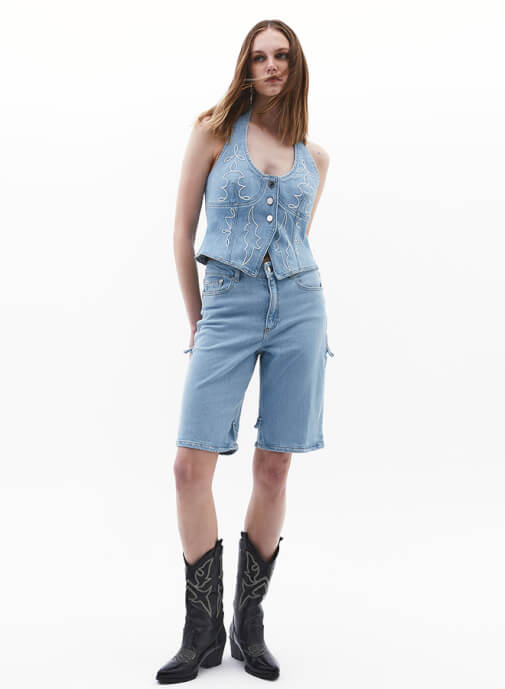 İşlevli Pantolon ve Yelek Kombini