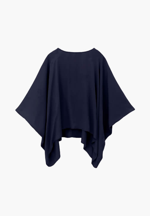 Tencel Bluz ve Straight-Fit Pantolon Kombini