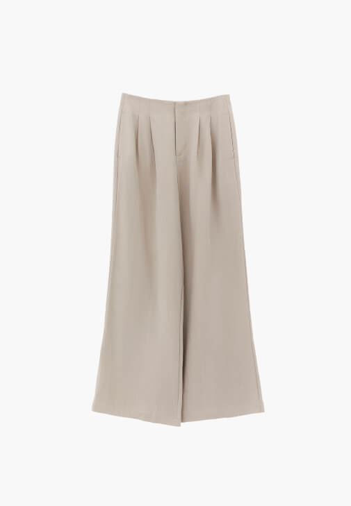 Tencel Pantolon ve Trençkot Kombini