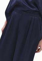 Bayan Lacivert Modal Culotte Pantolon