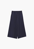 Bayan Lacivert Modal Culotte Pantolon