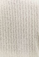 Bayan Krem Toka Detaylı Asimetrik Bluz