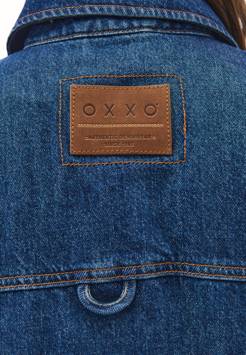 Denim Oversize Ceket ve Pantolon Kombini