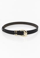 Bayan Siyah Tokalı Kemer