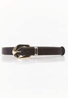 Bayan Kahverengi Tokalı Kemer