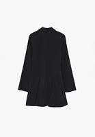 Bayan Siyah Godeli Mini Elbise