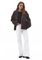 Bayan Siyah Bot Yaka Kazak