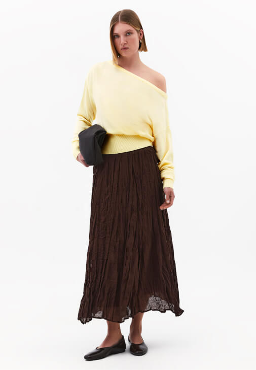  Bot Yaka Kazak ve Etek Kombini