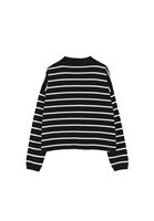 Bayan Çok Renkli V Yaka Çizgili Hırka