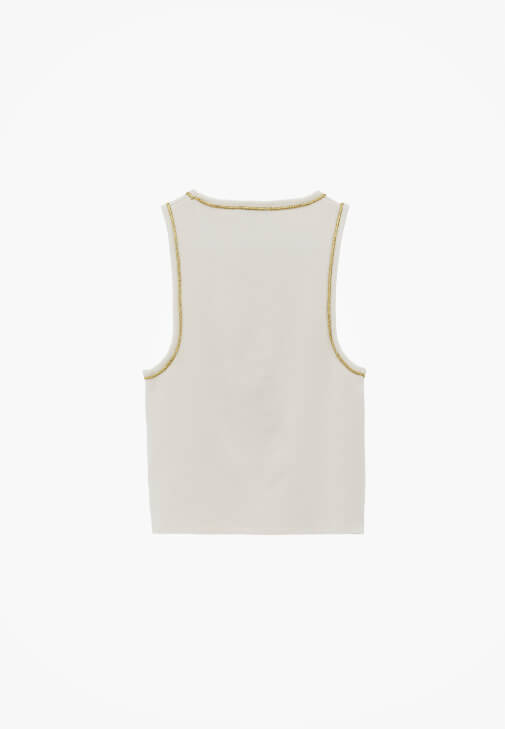 Simli Atlet ve Mom-Fit Pantolon Kombini