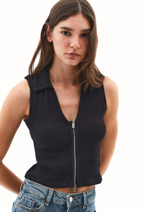 Polo Yaka Atlet ve Bootcut Pantolon Kombini