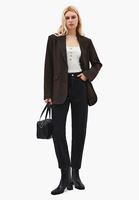 Bayan Krem Düğmeli Triko Atlet