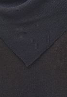 Bayan Siyah Yaka Detaylı Transparan Bluz