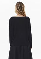 Bayan Siyah Bot Yaka Kazak