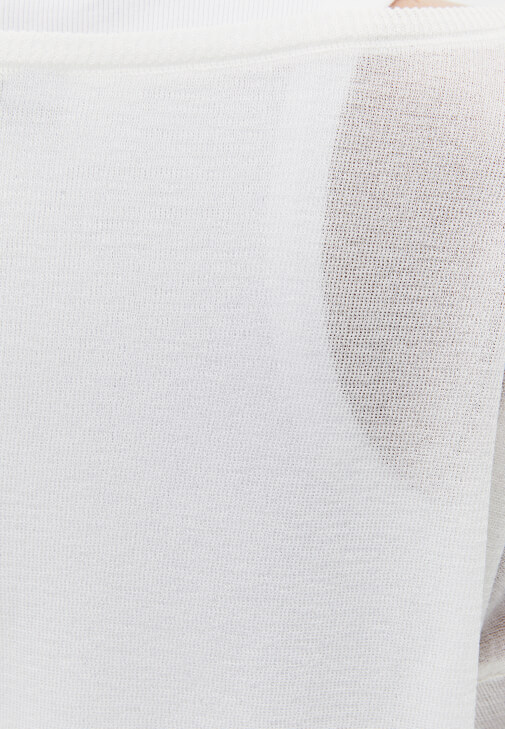 Triko Kazak ve Barrel-Fit Pantolon Kombini