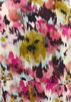 Bayan Çok Renkli Yüksek Bel Asimetrik Kesim Etek