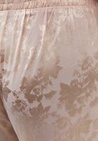 Bayan Pembe Jakarlı Wide-Leg Pantolon