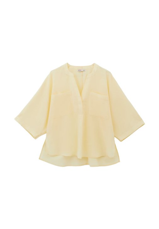 Oversize Gömlek ve Keten Wide-Leg Pantolon Kombini