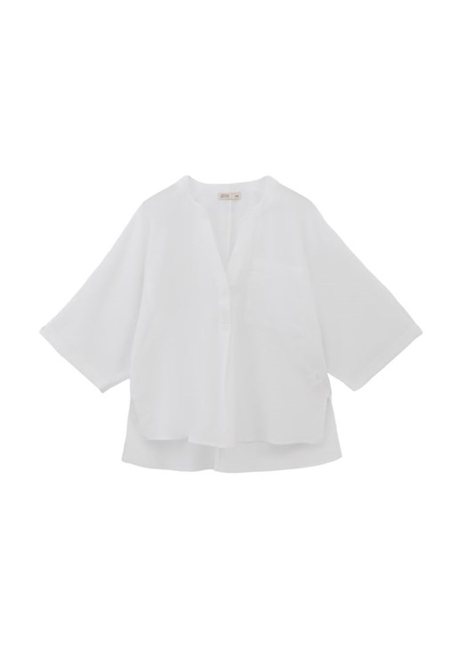 Oversize Gömlek ve Keten Carrot-Fit Pantolon Kombini