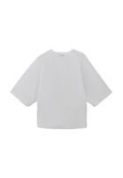 Bayan Beyaz Oversize Cepli Gömlek