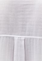 Bayan Beyaz Cep Detaylı Pamuklu Gömlek