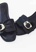 Bayan Siyah Tokalı Terlik