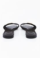 Bayan Kahverengi Tokalı Terlik