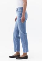 Bayan Mavi Straight-Fit Denim Pantolon