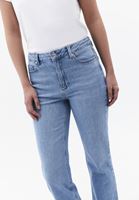 Bayan Mavi Straight-Fit Denim Pantolon