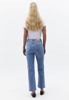 Bayan Mavi Straight-Fit Denim Pantolon