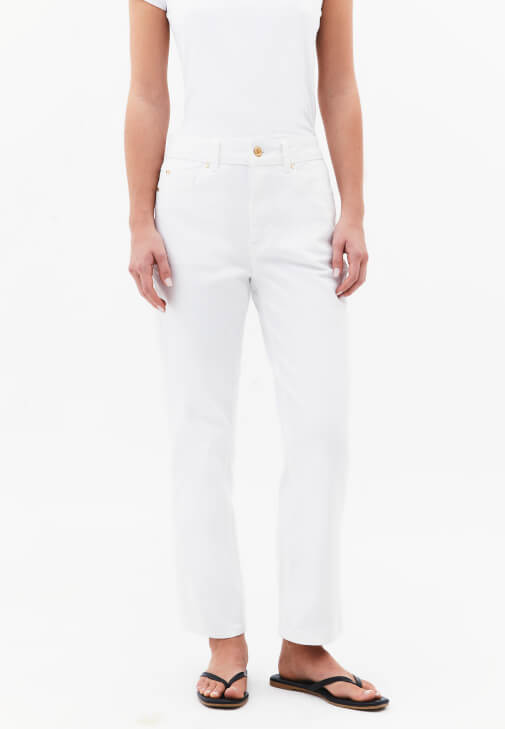 Denim Pantolon ve Kapitoneli Mont Kombini