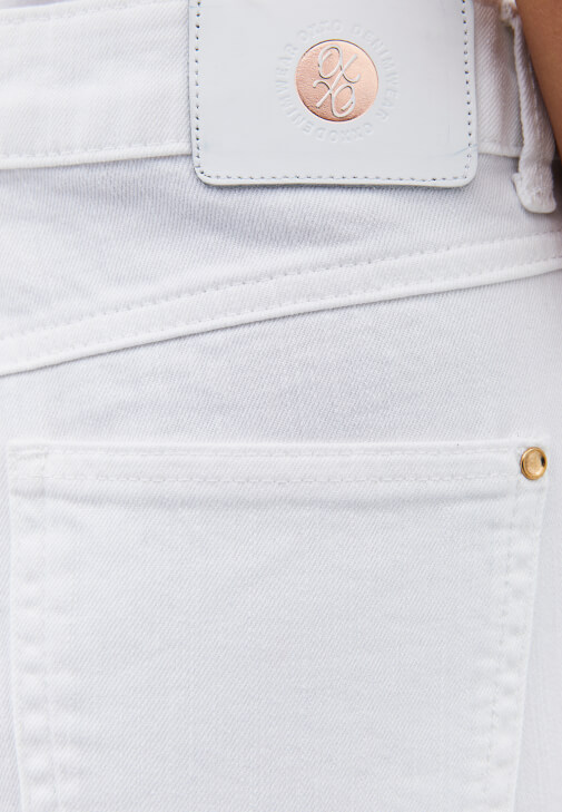 Denim Pantolon ve Kapitoneli Mont Kombini