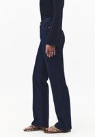 Bayan Mavi Straight-Fit Denim Pantolon