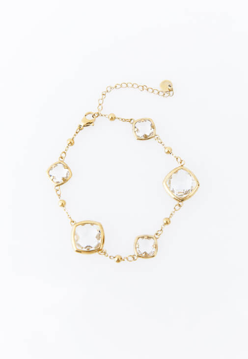 Altın Taş Detaylı Bileklik