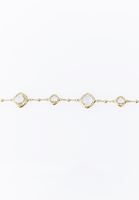 Bayan Altın Taş Detaylı Bileklik