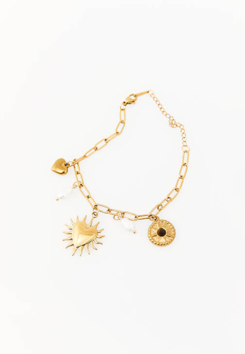 Altın Çok Uçlu Bileklik