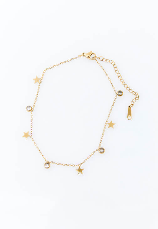  Taş Detaylı Halhal