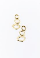 Bayan Altın Sallantılı Küpe