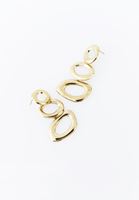 Bayan Altın Sallantılı Küpe