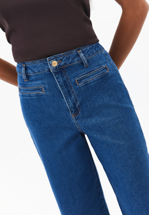 Denim Pantolon ve Ceket Kombini